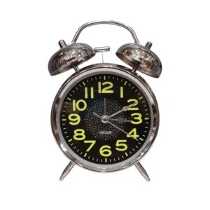 ساعت رومیزی مدل زنگ دار فلزی 104